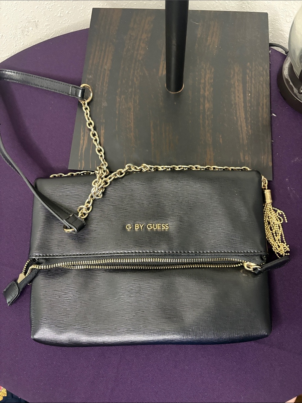 G by Guess black purse